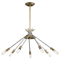  Doncaster Mid Sized Chandelier Chandelier - Natural Brass