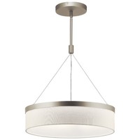  Mercel Drum Pendant Pendant Light - Satin Nickel