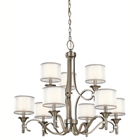  Lacey Mid Sized Chandelier Chandelier - Antique Pewter