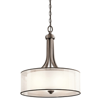  Lacey Down Light Pendant Light - Mission Bronze