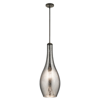  Everly Down Light Pendant Light - Olde Bronze / Mercury