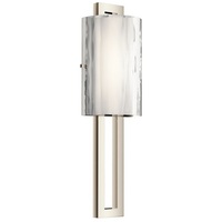  Jewel 1 Bulb Wall Sconce - Polished Nickel