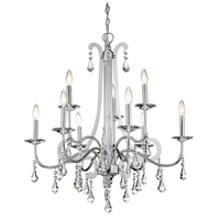  Leanora Large Foyer Chandelier Chandelier - Chrome