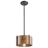  Elbur Down Light Pendant Light - Distressed Black