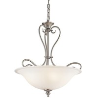  Tanglewood Up Light Pendant Light - Brushed Nickel