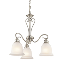  Tanglewood Mini Chandelier - Brushed Nickel