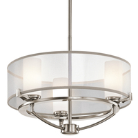  Saldana Mini Chandelier - Classic Pewter