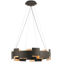  Moderne Entrance / Foyer Pendant Light - Olde Bronze