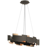  Moderne Entrance / Foyer Pendant Light - Olde Bronze