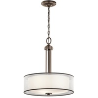  Tallie Drum Pendant Pendant Light - Mission Bronze