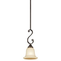  Monroe Mini-Pendant Pendant Light - Olde Bronze