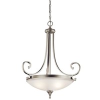  Monroe Up Light Pendant Light - Brushed Nickel