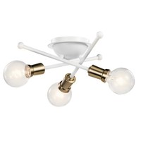  Armstrong Flush Mount Ceiling Light - White