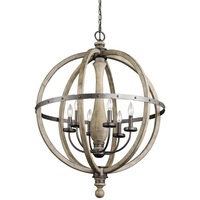  Evan Entrance / Foyer Pendant Light - Distressed Antique Gray
