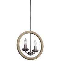  Evan Down Light Pendant Light - Distressed Antique Gray