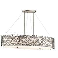  Silver Coral Linear Pendant Pendant Light - Classic Pewter