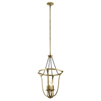  Thisbe Entrance / Foyer Pendant Light - Natural Brass