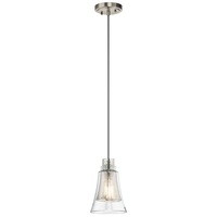 Evie Mini-Pendant Pendant Light - Brushed Nickel