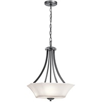  Serena Up Light Pendant Light - Black