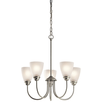  Jolie Mini Chandelier - Brushed Nickel