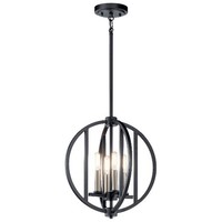  Samural Entrance / Foyer Pendant Light - Black