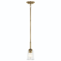  Shailene Mini-Pendant Pendant Light - Natural Brass