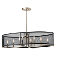  Titus Linear Pendant Pendant Light - Polished Nickel