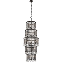  Piper Large Foyer Chandelier Chandelier - Espresso