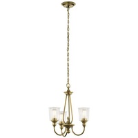  Waverly Mini Chandelier - Natural Brass