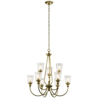  Waverly Mid Sized Chandelier Chandelier - Natural Brass