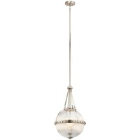  Aster Entrance / Foyer Pendant Light - Polished Nickel