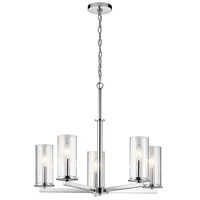  Crosby Mid Sized Chandelier Chandelier - Chrome