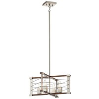  Lente Entrance / Foyer Pendant Light - Brushed Nickel