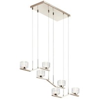  Lasus Linear Pendant Pendant Light - Polished Nickel