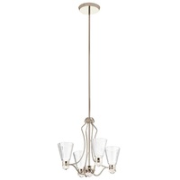  Kayva Mini Chandelier - Polished Nickel