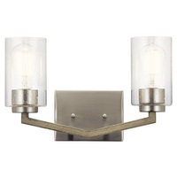 Bathroom Lighting (2 Bulbs) 14-1/2" Width Bathroom Lighting (2 Bulbs) 14-1/2" Width
