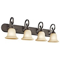  Monroe 4 or More Bulb Bathroom Lighting - Olde Bronze