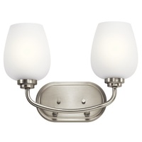 Bathroom Lighting (2 Bulbs) 14-1/2" Width Bathroom Lighting (2 Bulbs) 14-1/2" Width