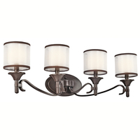  Lacey 4 or More Bulb Bathroom Lighting - Mission Bronze