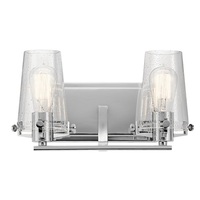  Alton 2 Bulb Bathroom Lighting - Chrome