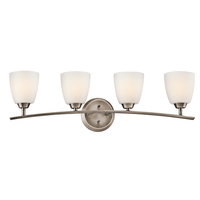  Granby 4 or More Bulb Bathroom Lighting - Brushed Pewter