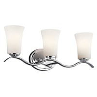  Armida 3 Bulb Bathroom Lighting - Chrome