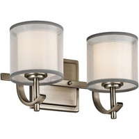  Tallie 2 Bulb Bathroom Lighting - Antique Pewter