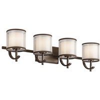  Tallie 4 or More Bulb Bathroom Lighting - Mission Bronze