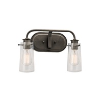  Braelyn 2 Bulb Bathroom Lighting - Olde Bronze