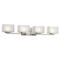  Bazely 4 or More Bulb Bathroom Lighting - Brushed Nickel