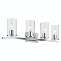  Crosby 4 or More Bulb Bathroom Lighting - Chrome