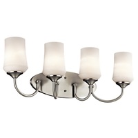  Aubrey 4 or More Bulb Bathroom Lighting - Brushed Nickel