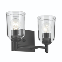  Shailene 2 Bulb Bathroom Lighting - Black