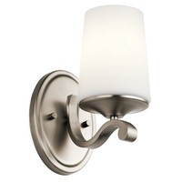  Versailles 1 Bulb Wall Sconce - Antique Pewter